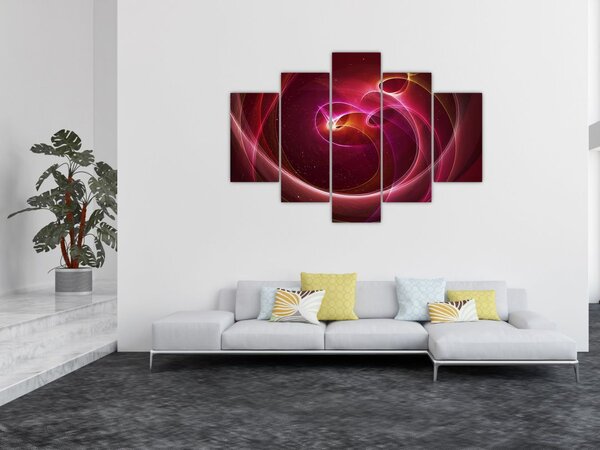 Slika - Svjetlosne crte (150x105 cm)