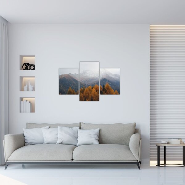 Slika - Pogled na planinske grebene (90x60 cm)