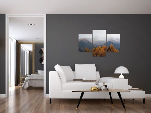 Slika - Pogled na planinske grebene (90x60 cm)