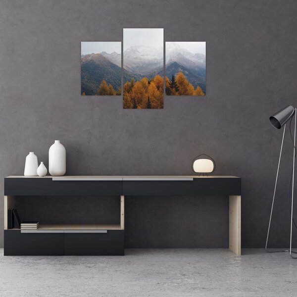 Slika - Pogled na planinske grebene (90x60 cm)