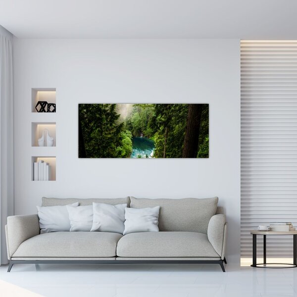 Slika - Pogled između stabala (120x50 cm)