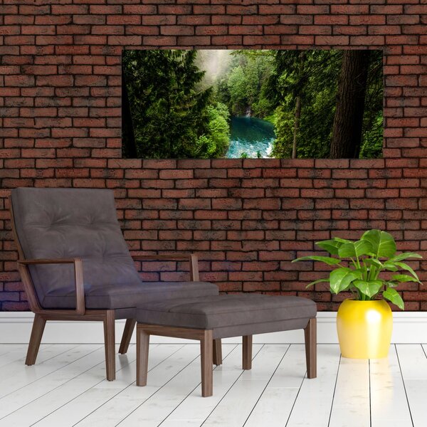 Slika - Pogled između stabala (120x50 cm)