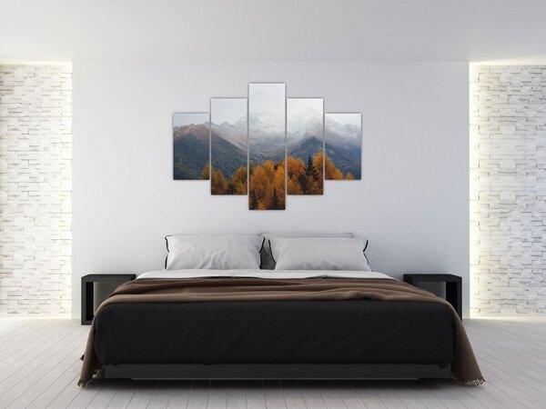 Slika - Pogled na planinske grebene (150x105 cm)