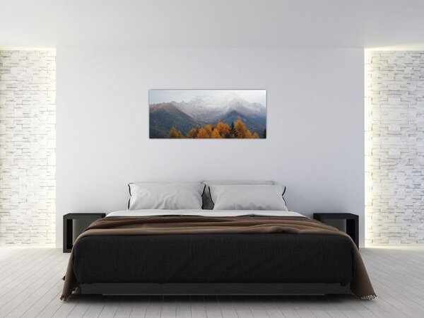 Slika - Pogled na planinske grebene (120x50 cm)