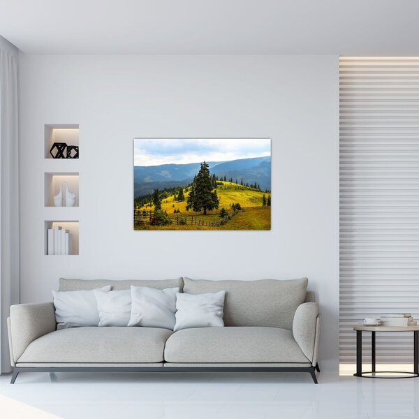 Slika - Planinska livada (90x60 cm)