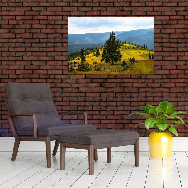 Slika - Planinska livada (90x60 cm)