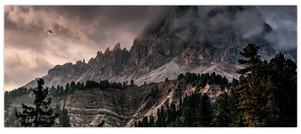 Slika stjenovitih planina (120x50 cm)