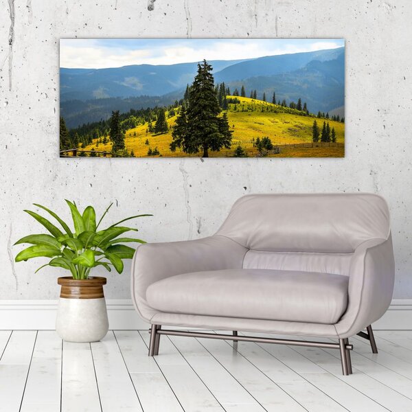 Slika - Planinska livada (120x50 cm)