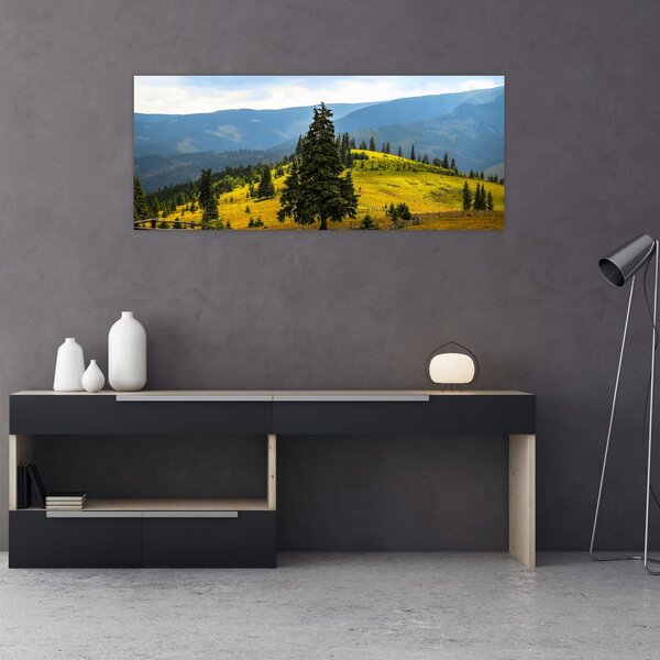 Slika - Planinska livada (120x50 cm)