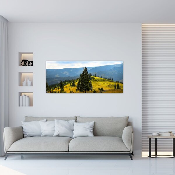 Slika - Planinska livada (120x50 cm)