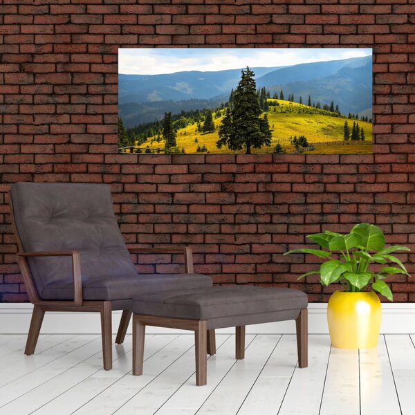 Slika - Planinska livada (120x50 cm)