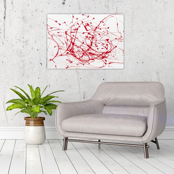 Slika tehnikom drippinga (70x50 cm)