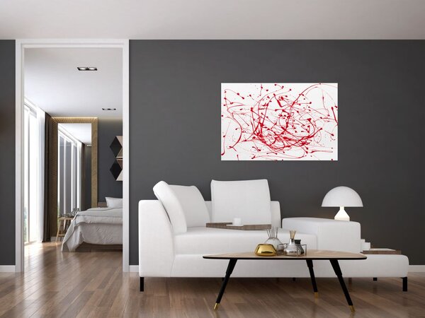 Slika tehnikom drippinga (90x60 cm)