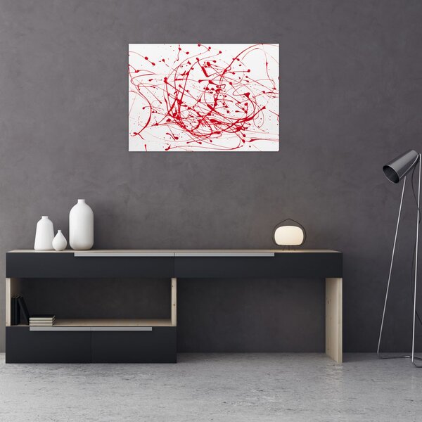Slika tehnikom drippinga (70x50 cm)