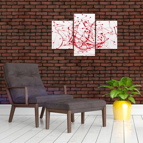 Slika tehnikom drippinga (90x60 cm)