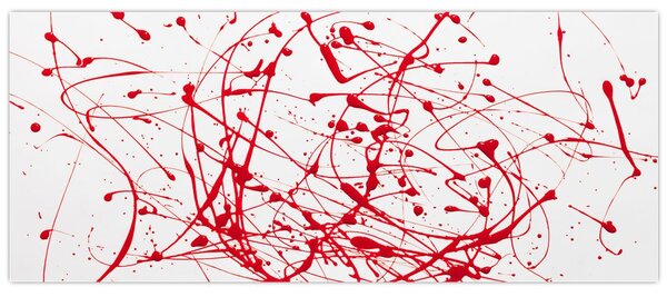 Slika tehnikom drippinga (120x50 cm)