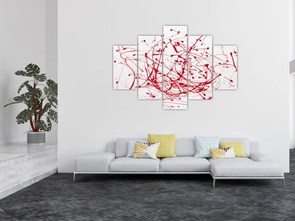 Slika tehnikom drippinga (150x105 cm)