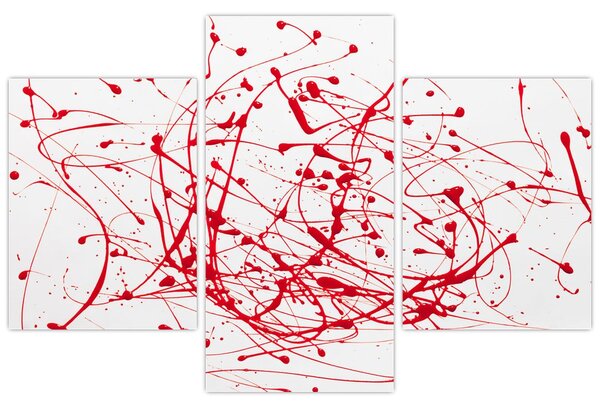 Slika tehnikom drippinga (90x60 cm)