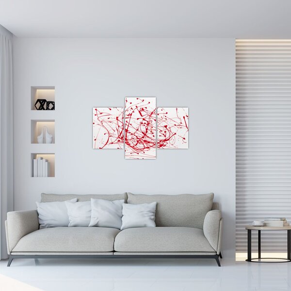 Slika tehnikom drippinga (90x60 cm)