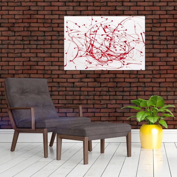 Slika tehnikom drippinga (90x60 cm)