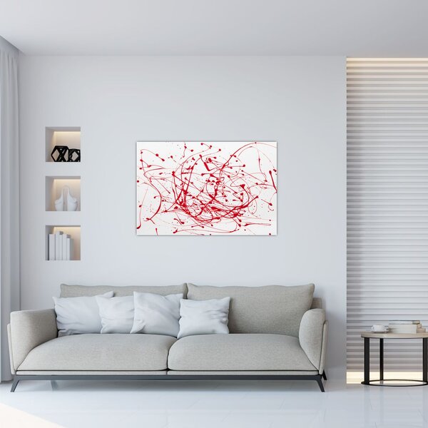 Slika tehnikom drippinga (90x60 cm)