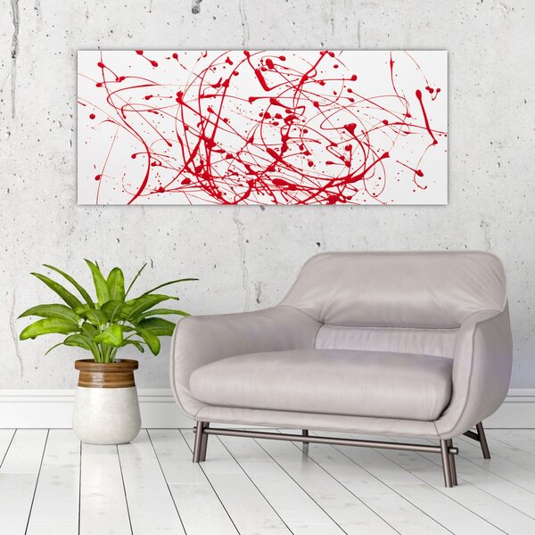 Slika tehnikom drippinga (120x50 cm)