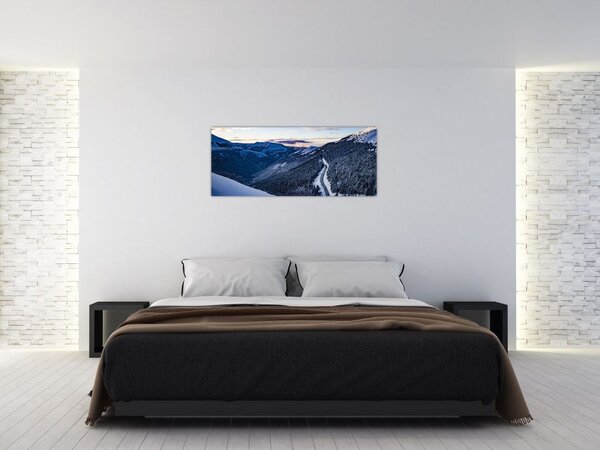 Slika snježne padine (120x50 cm)