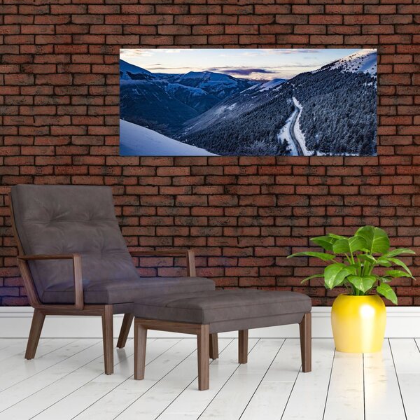 Slika snježne padine (120x50 cm)