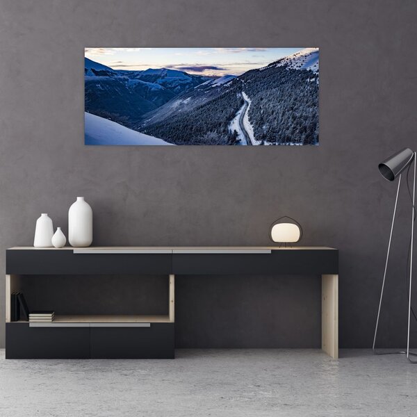 Slika snježne padine (120x50 cm)