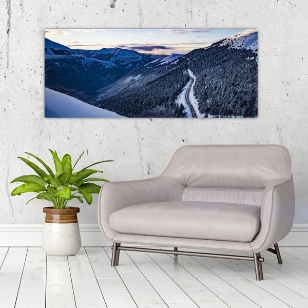Slika snježne padine (120x50 cm)