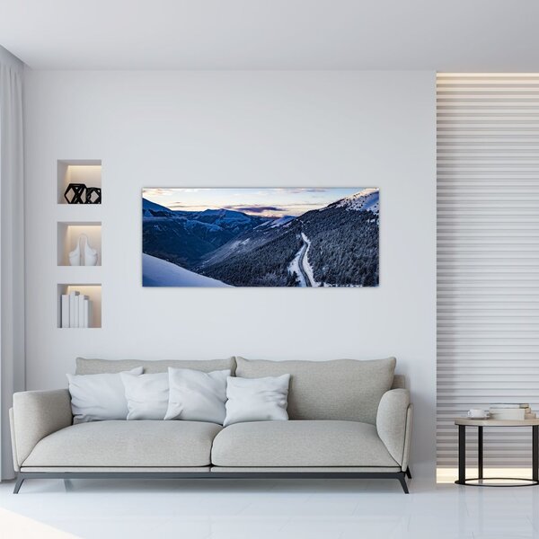 Slika snježne padine (120x50 cm)