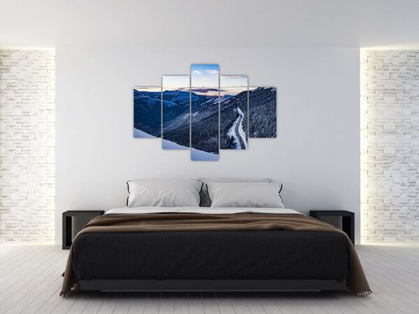 Slika snježne padine (150x105 cm)