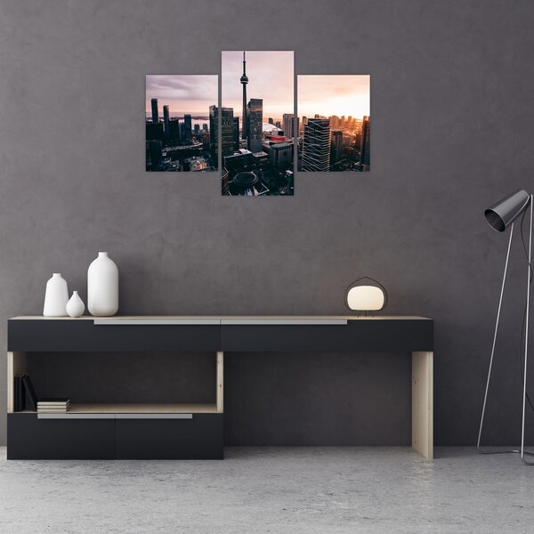 Slika - Pogled na centar grada (90x60 cm)