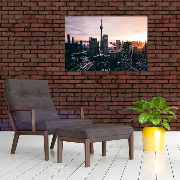 Slika - Pogled na centar grada (90x60 cm)