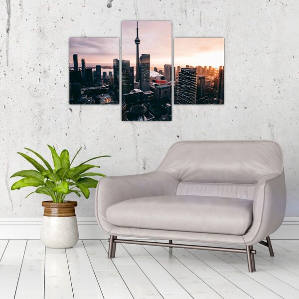 Slika - Pogled na centar grada (90x60 cm)