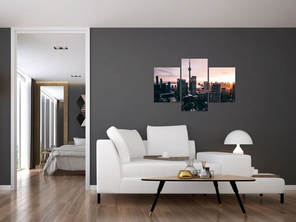 Slika - Pogled na centar grada (90x60 cm)