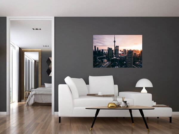 Slika - Pogled na centar grada (90x60 cm)