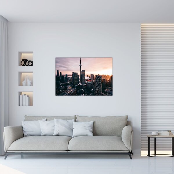 Slika - Pogled na centar grada (90x60 cm)