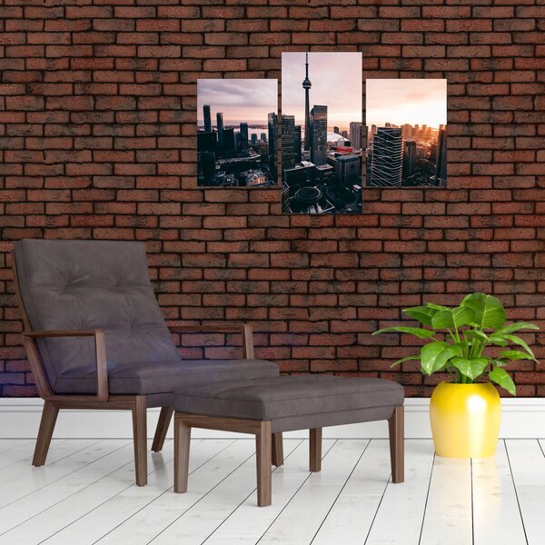 Slika - Pogled na centar grada (90x60 cm)