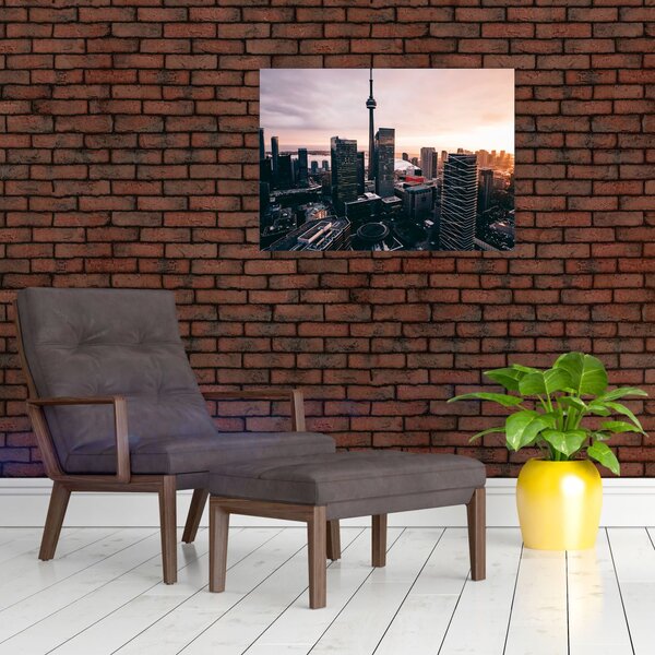 Slika - Pogled na centar grada (70x50 cm)