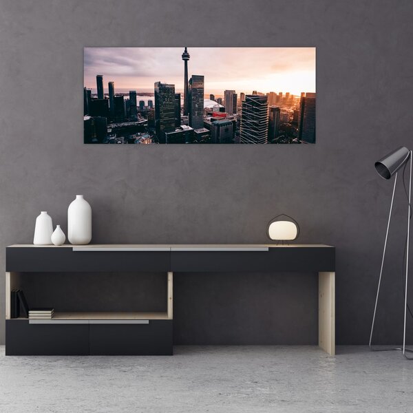 Slika - Pogled na centar grada (120x50 cm)