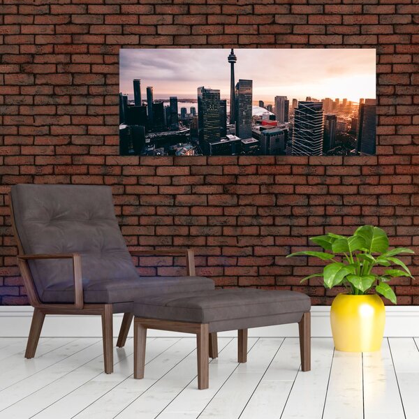 Slika - Pogled na centar grada (120x50 cm)