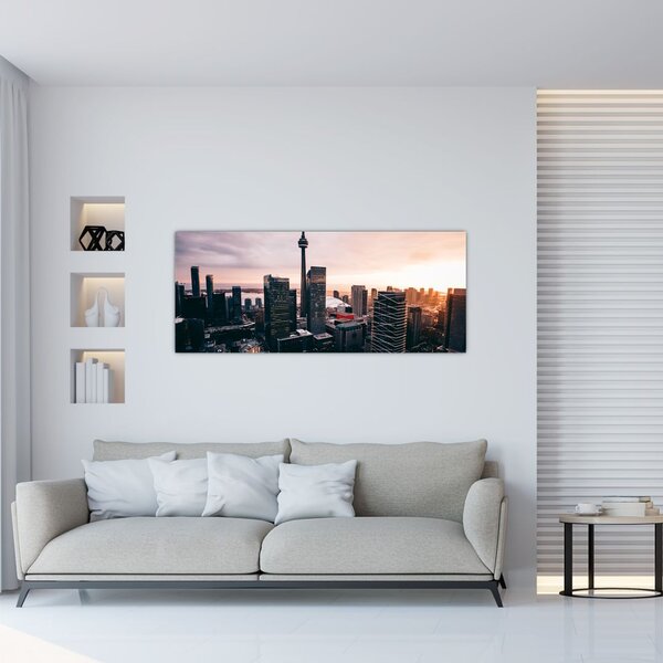 Slika - Pogled na centar grada (120x50 cm)