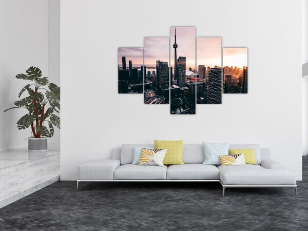 Slika - Pogled na centar grada (150x105 cm)