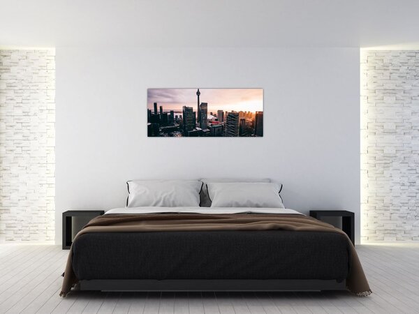 Slika - Pogled na centar grada (120x50 cm)