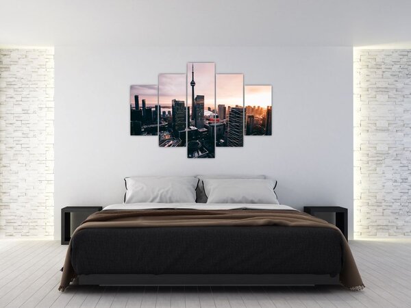 Slika - Pogled na centar grada (150x105 cm)