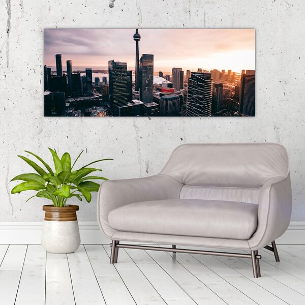 Slika - Pogled na centar grada (120x50 cm)
