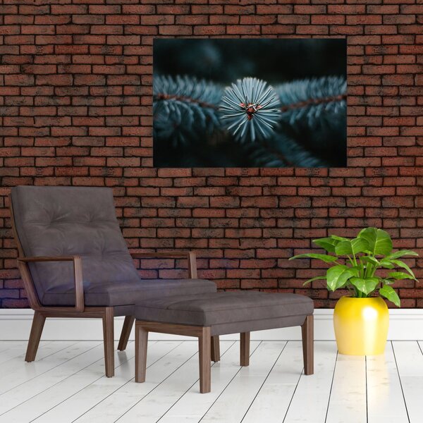 Slika grančice crnogoričnog drveta (90x60 cm)