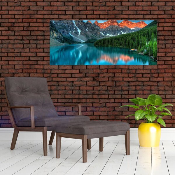 Slika tirkiznog jezera (120x50 cm)