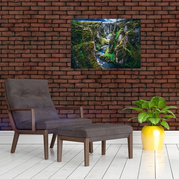 Slika - Rijeka u kamenoj dolini (70x50 cm)